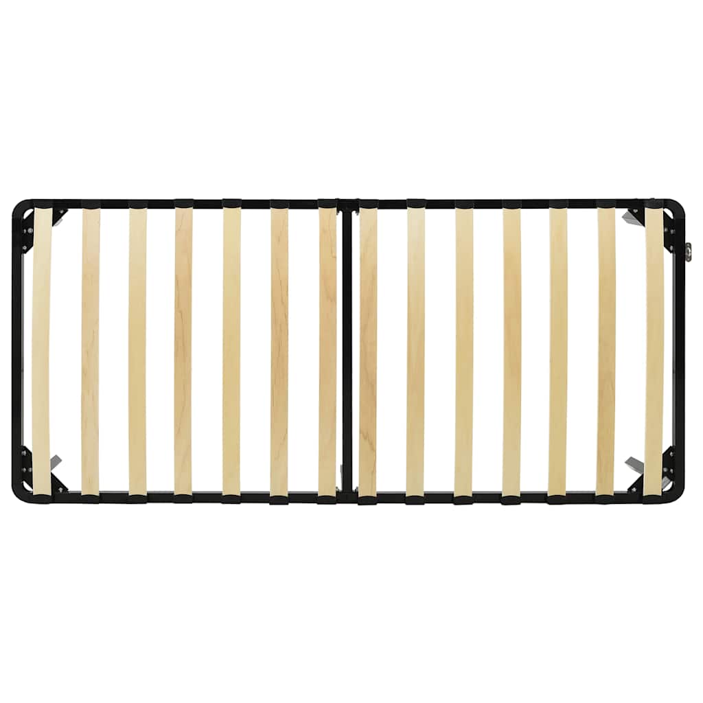 Bedframe metaal zwart 90x200 cm is nu te koop bij PeponiXL, paradijselijk wonen!