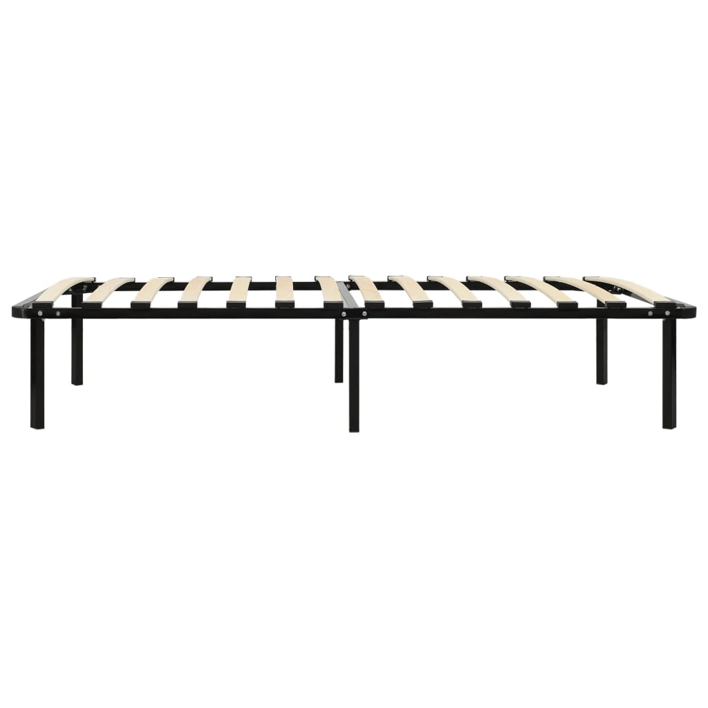 Bedframe metaal zwart 100x200 cm is nu te koop bij PeponiXL, paradijselijk wonen!