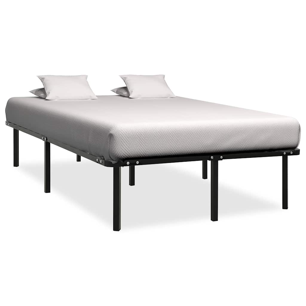 Bedframe metaal zwart 160x200 cm is nu te koop bij PeponiXL, paradijselijk wonen!
