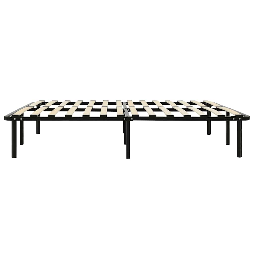 Bedframe metaal zwart 160x200 cm is nu te koop bij PeponiXL, paradijselijk wonen!