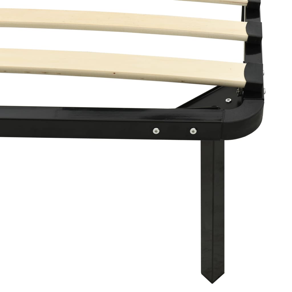 Bedframe metaal zwart 180x200 cm is nu te koop bij PeponiXL, paradijselijk wonen!