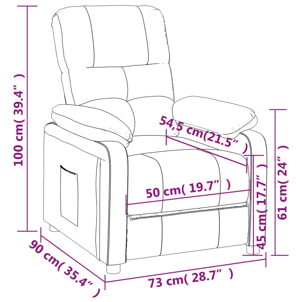 Fauteuil verstelbaar stof zwart is nu te koop bij PeponiXL, paradijselijk wonen!