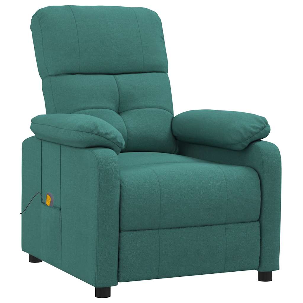 Massagestoel stof donkergroen is nu te koop bij PeponiXL, paradijselijk wonen!