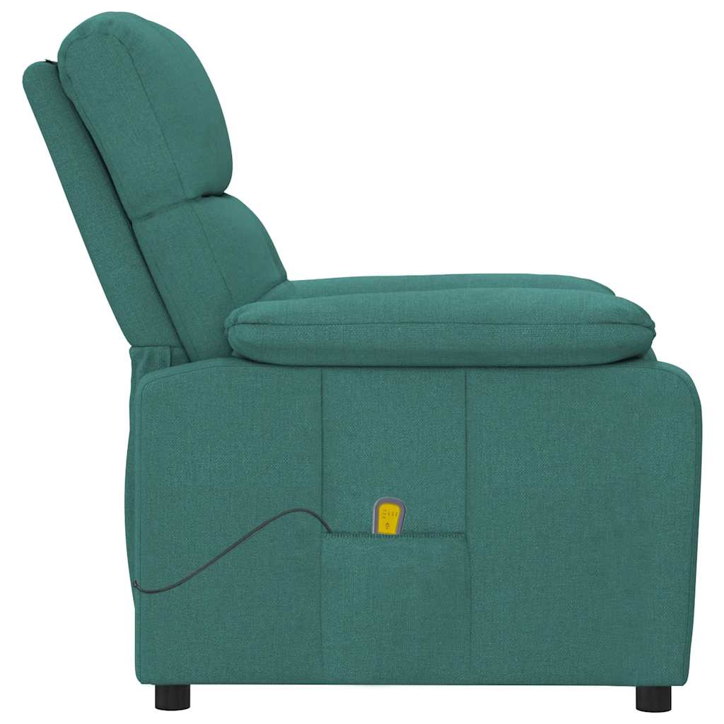Massagestoel stof donkergroen is nu te koop bij PeponiXL, paradijselijk wonen!