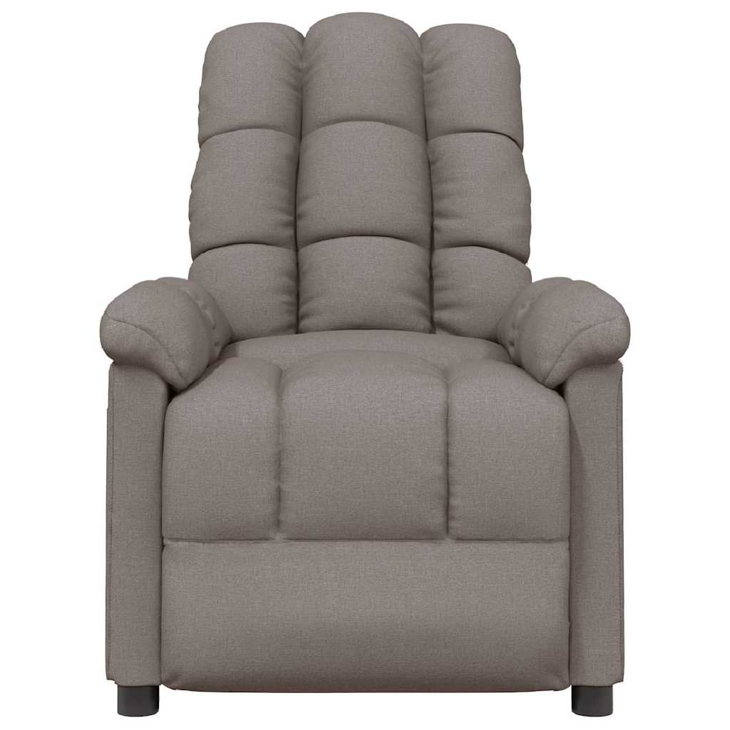 Fauteuil verstelbaar stof taupe is nu te koop bij PeponiXL, paradijselijk wonen!