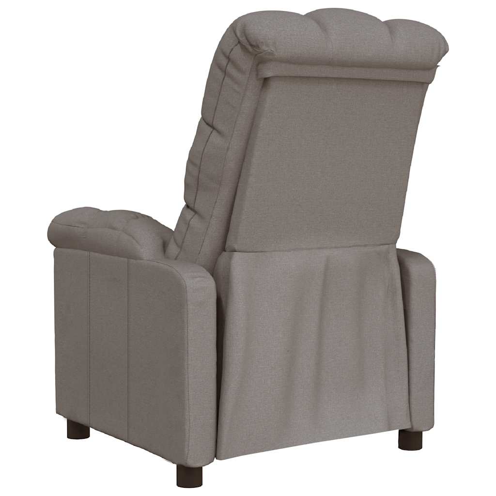 Fauteuil verstelbaar stof taupe is nu te koop bij PeponiXL, paradijselijk wonen!