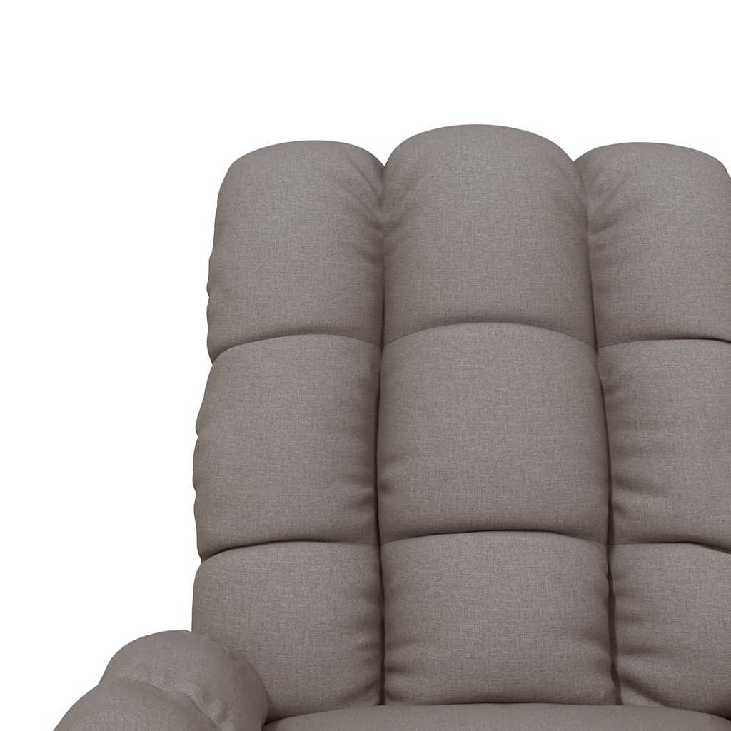 Fauteuil verstelbaar stof taupe is nu te koop bij PeponiXL, paradijselijk wonen!