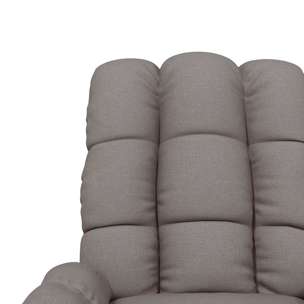 Massagestoel stof taupe is nu te koop bij PeponiXL, paradijselijk wonen!