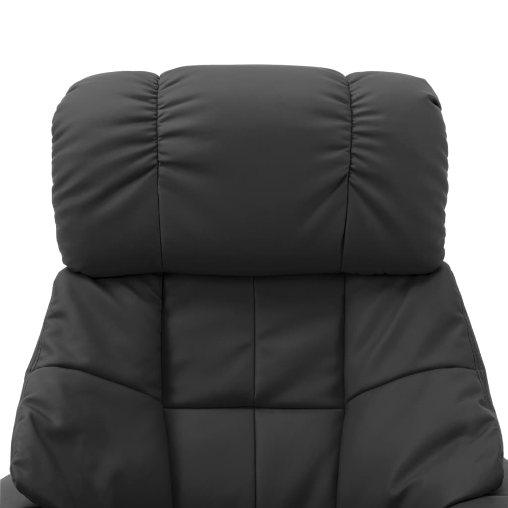Massagestoel verstelbaar kunstleer en gebogen hout grijs is nu te koop bij PeponiXL, paradijselijk wonen!