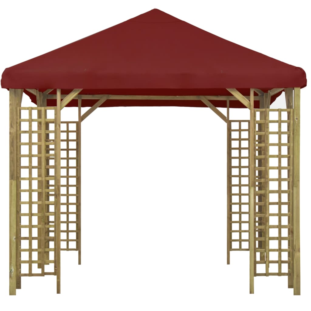 Prieel 3x3 m bordeaux is nu te koop bij PeponiXL, paradijselijk wonen!