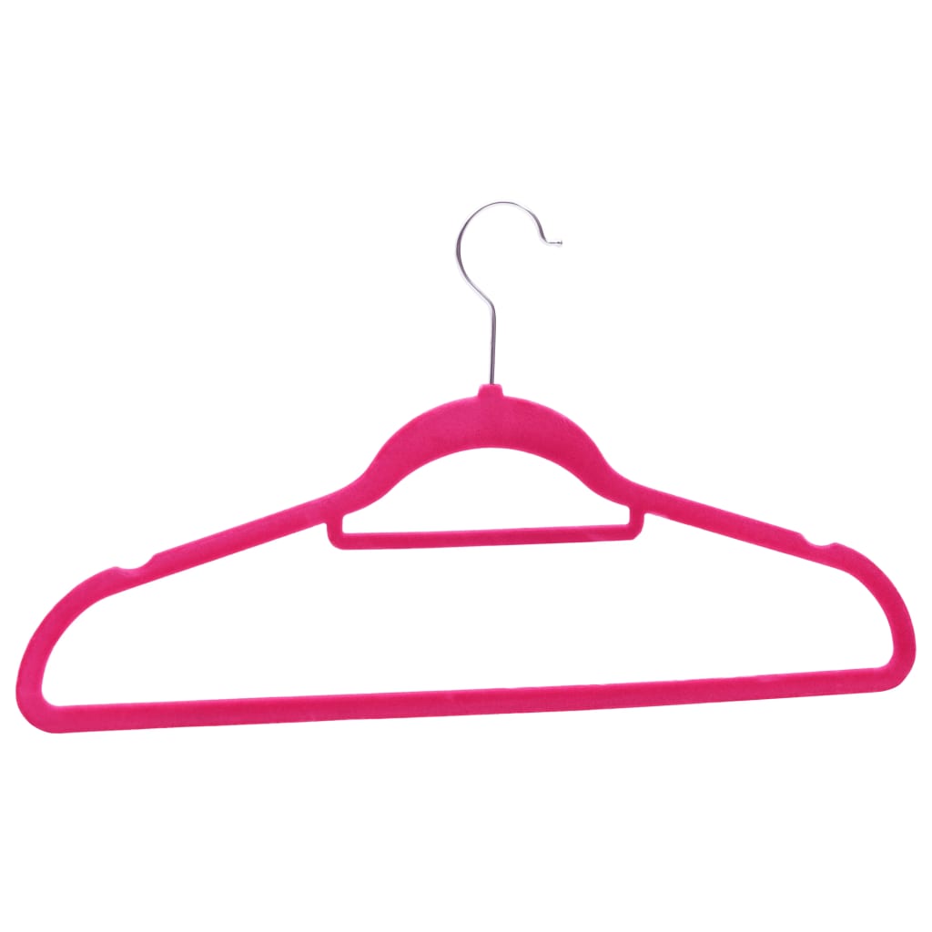20-delige Kledinghangerset anti-slip fluweel roze is nu te koop bij PeponiXL, paradijselijk wonen!