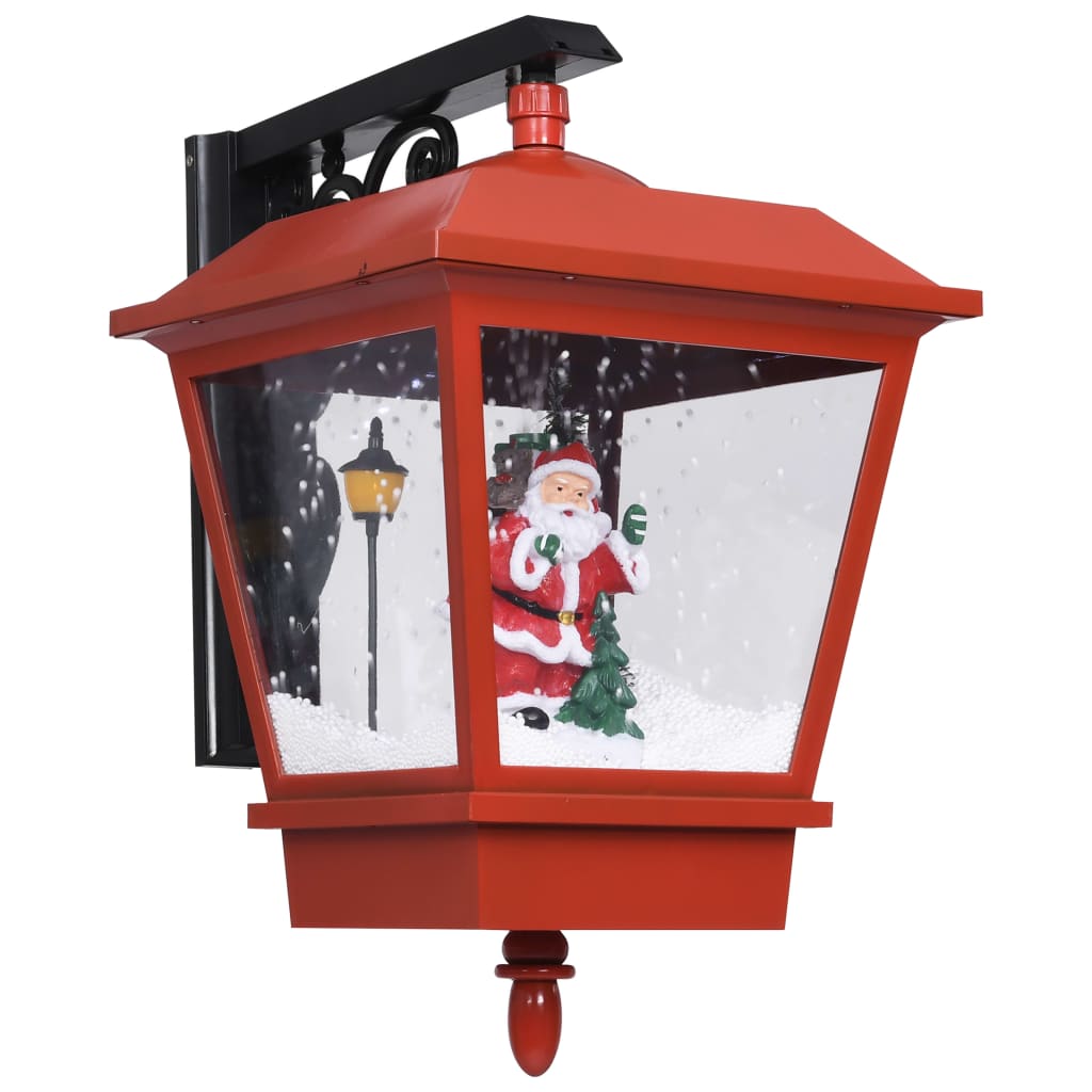 Kerstwandlamp met LED-lampjes en kerstman 40x27x45 cm rood is nu te koop bij PeponiXL, paradijselijk wonen!