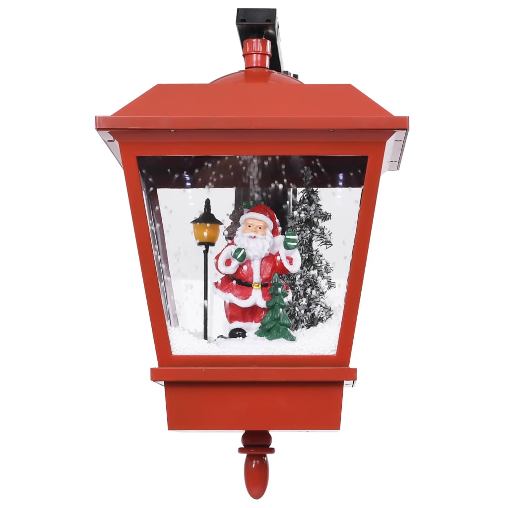 Kerstwandlamp met LED-lampjes en kerstman 40x27x45 cm rood is nu te koop bij PeponiXL, paradijselijk wonen!
