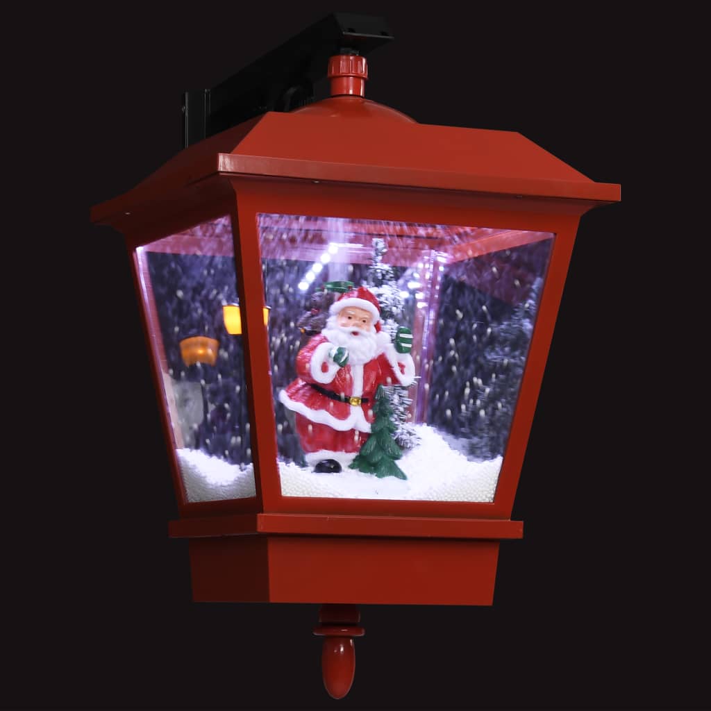 Kerstwandlamp met LED-lampjes en kerstman 40x27x45 cm rood is nu te koop bij PeponiXL, paradijselijk wonen!