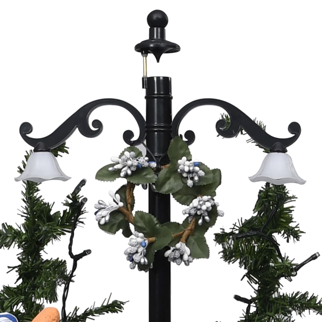 Kerstboom sneeuwend met paraplubasis 75 cm PVC blauw is nu te koop bij PeponiXL, paradijselijk wonen!