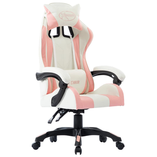 Racestoel kunstleer roze is nu te koop bij PeponiXL, paradijselijk wonen!