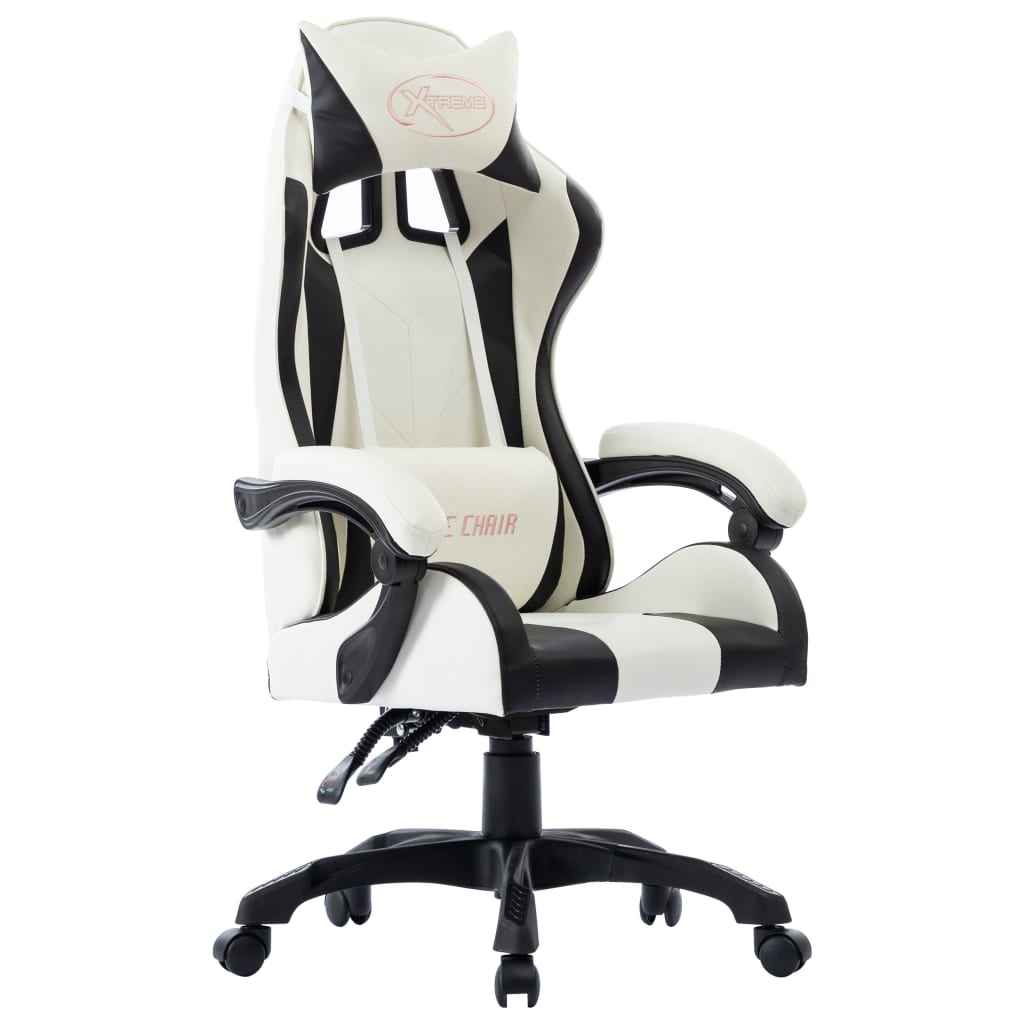 Racestoel kunstleer zwart is nu te koop bij PeponiXL, paradijselijk wonen!