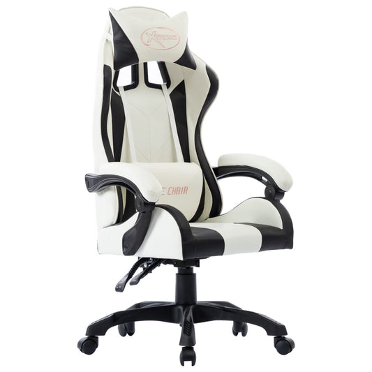 Racestoel kunstleer zwart is nu te koop bij PeponiXL, paradijselijk wonen!