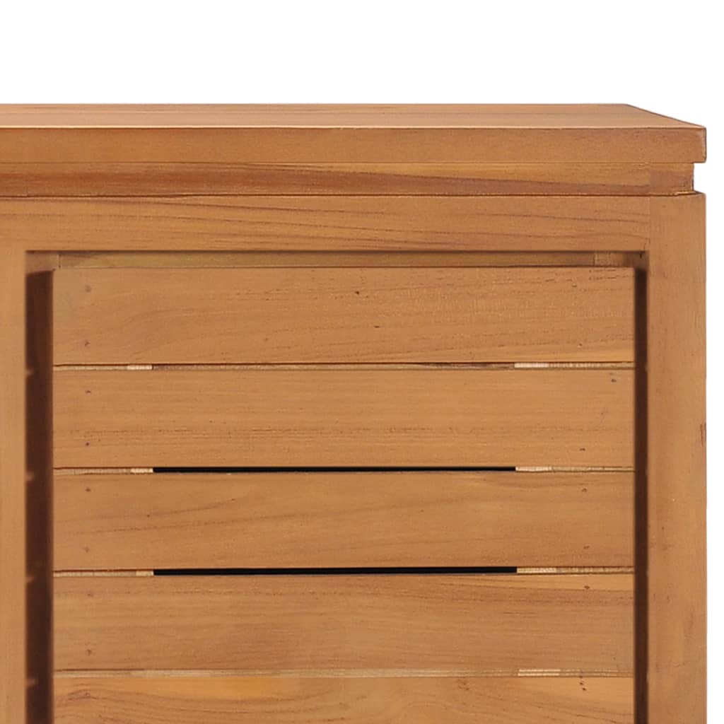 Tv-meubel 110x30x40 cm massief teakhout is nu te koop bij PeponiXL, paradijselijk wonen!