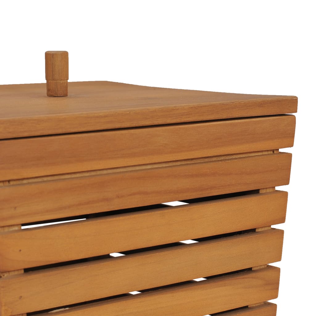 Wasmand 30x30x45 cm massief teakhout