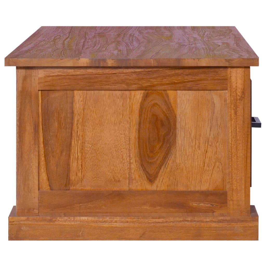 Tv-meubel 90x50x37 cm massief teakhout is nu te koop bij PeponiXL, paradijselijk wonen!