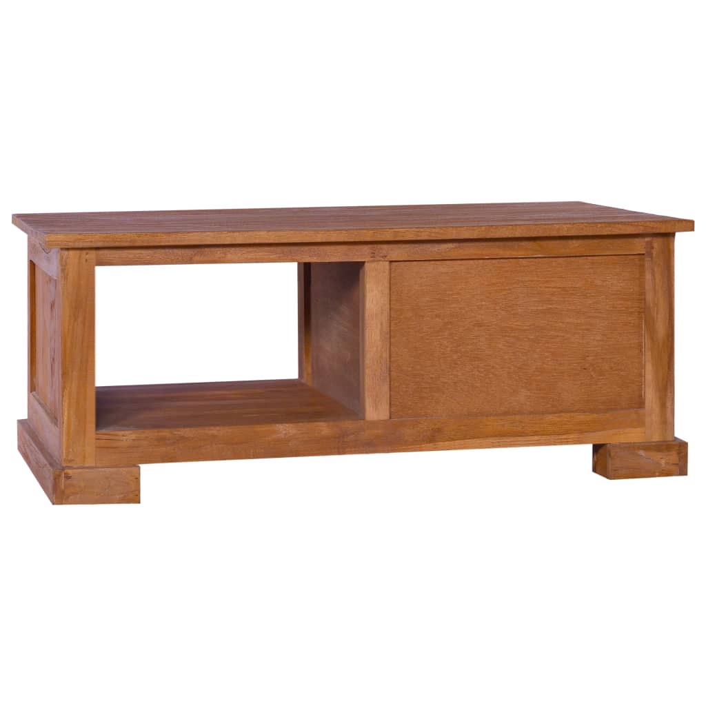 Tv-meubel 90x50x37 cm massief teakhout is nu te koop bij PeponiXL, paradijselijk wonen!