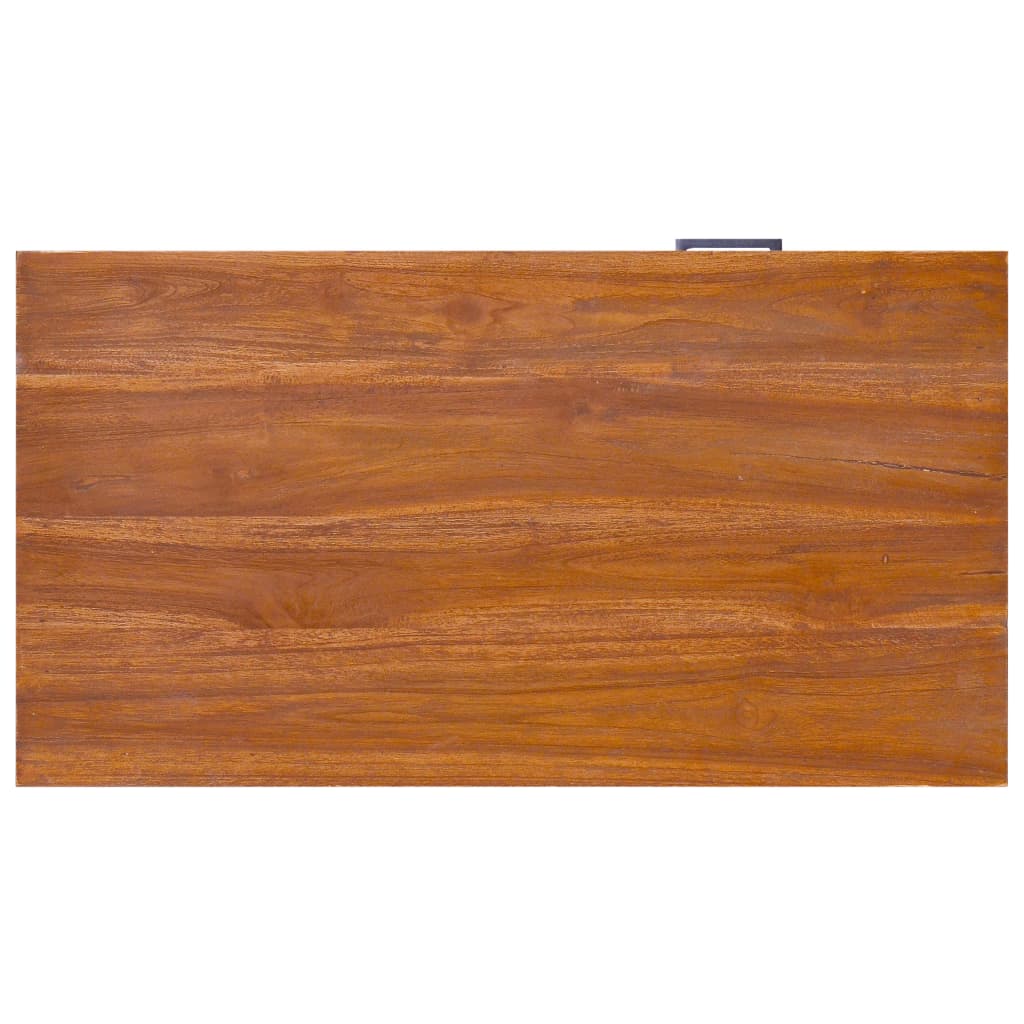 Tv-meubel 90x50x37 cm massief teakhout is nu te koop bij PeponiXL, paradijselijk wonen!