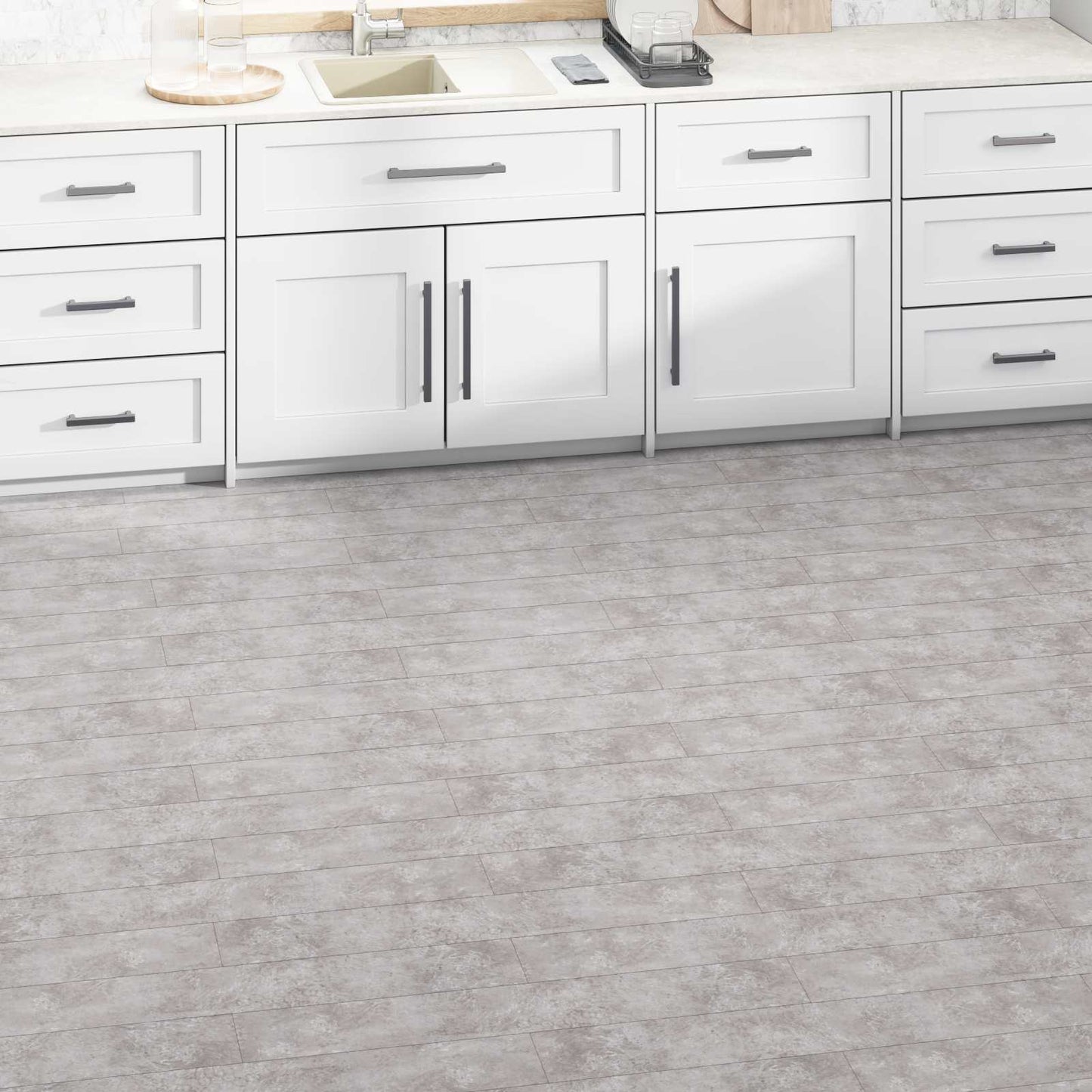 Vloerplanken 36 pcs Aardgrijs 5,02 m² PVC is nu te koop bij PeponiXL, paradijselijk wonen!