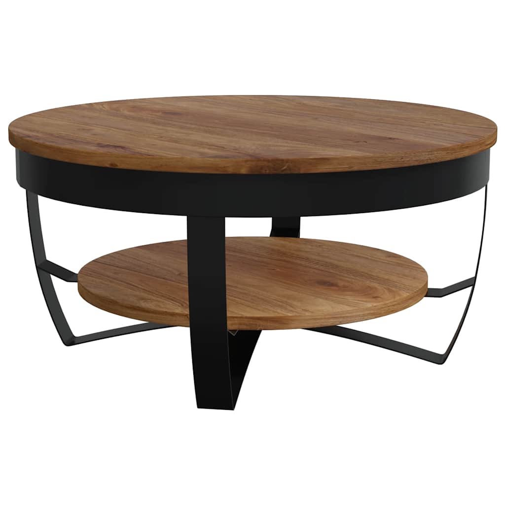 Salontafel 65x65x32 cm massief acaciahout is nu te koop bij PeponiXL, paradijselijk wonen!