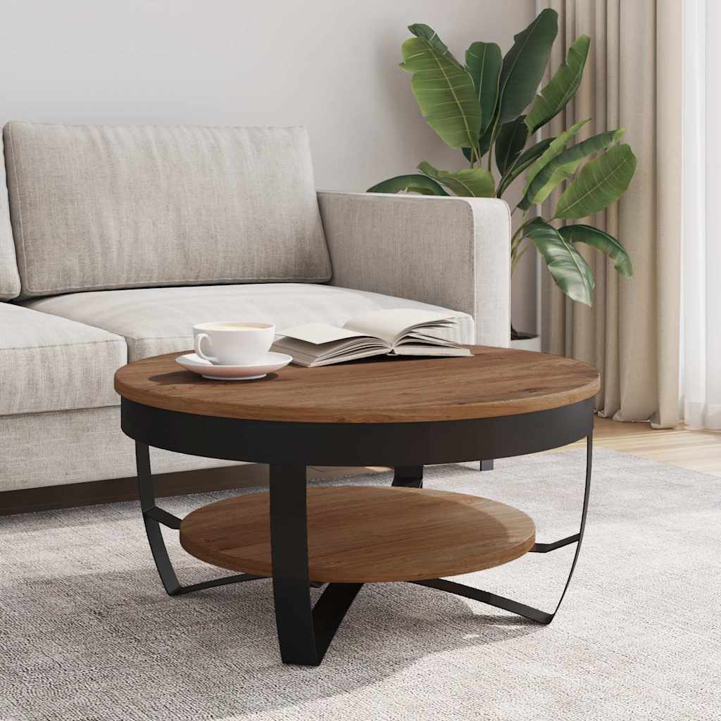 Salontafel 65x65x32 cm massief acaciahout is nu te koop bij PeponiXL, paradijselijk wonen!