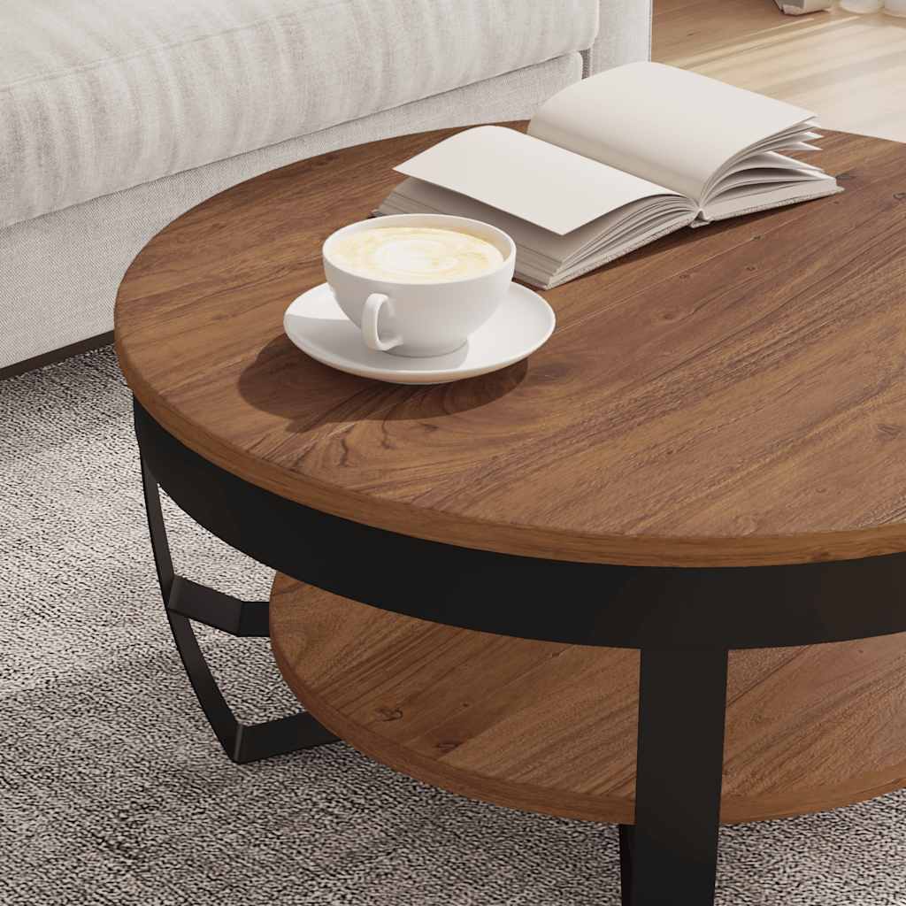 Salontafel 65x65x32 cm massief acaciahout is nu te koop bij PeponiXL, paradijselijk wonen!