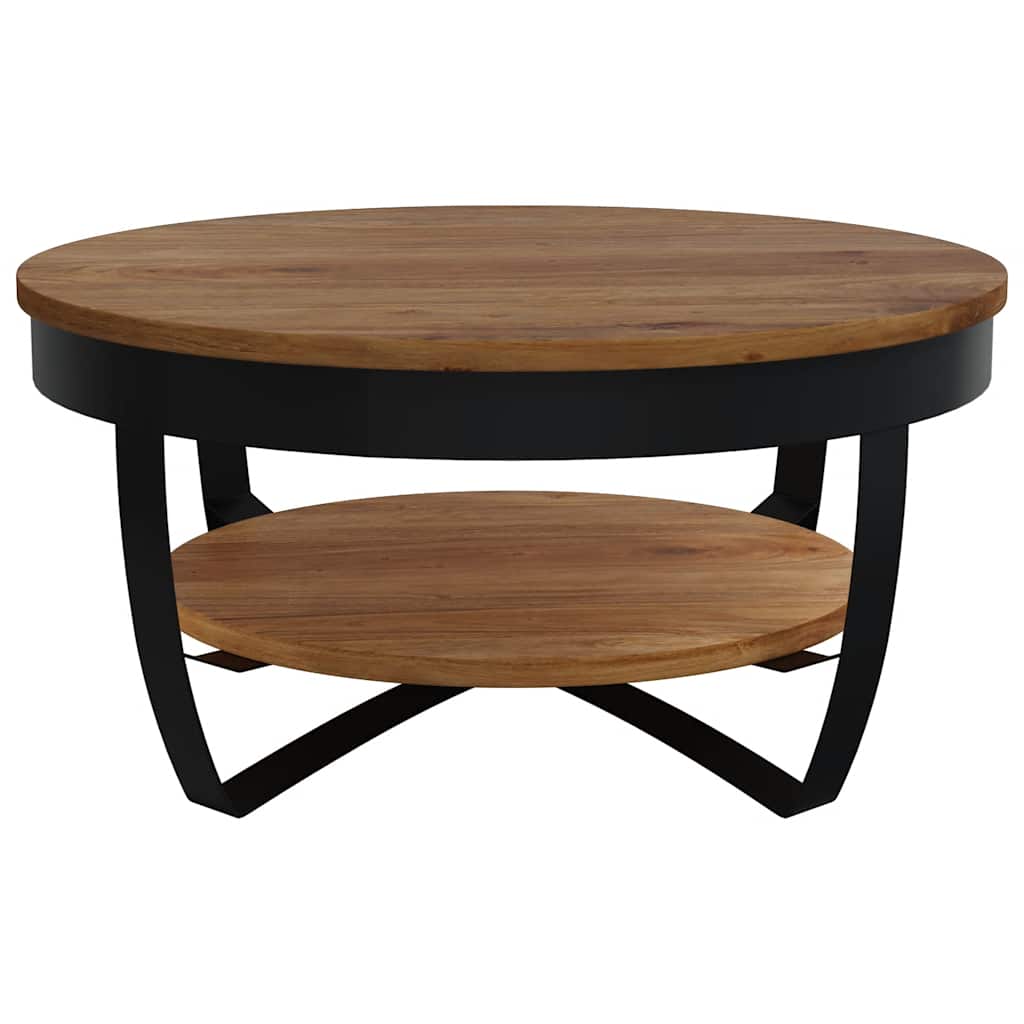 Salontafel 65x65x32 cm massief acaciahout is nu te koop bij PeponiXL, paradijselijk wonen!
