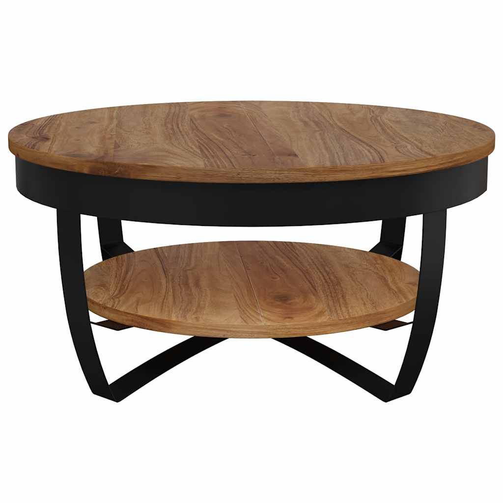 Salontafel 65x65x32 cm massief acaciahout is nu te koop bij PeponiXL, paradijselijk wonen!