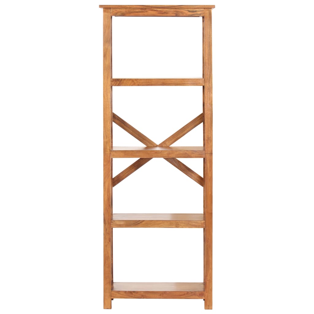 Boekenkast 60x30x160 cm acaciahout met honingafwerking is nu te koop bij PeponiXL, paradijselijk wonen!