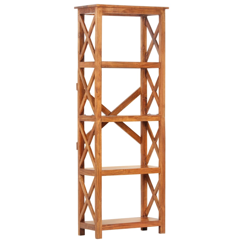 Boekenkast 60x30x160 cm acaciahout met honingafwerking is nu te koop bij PeponiXL, paradijselijk wonen!