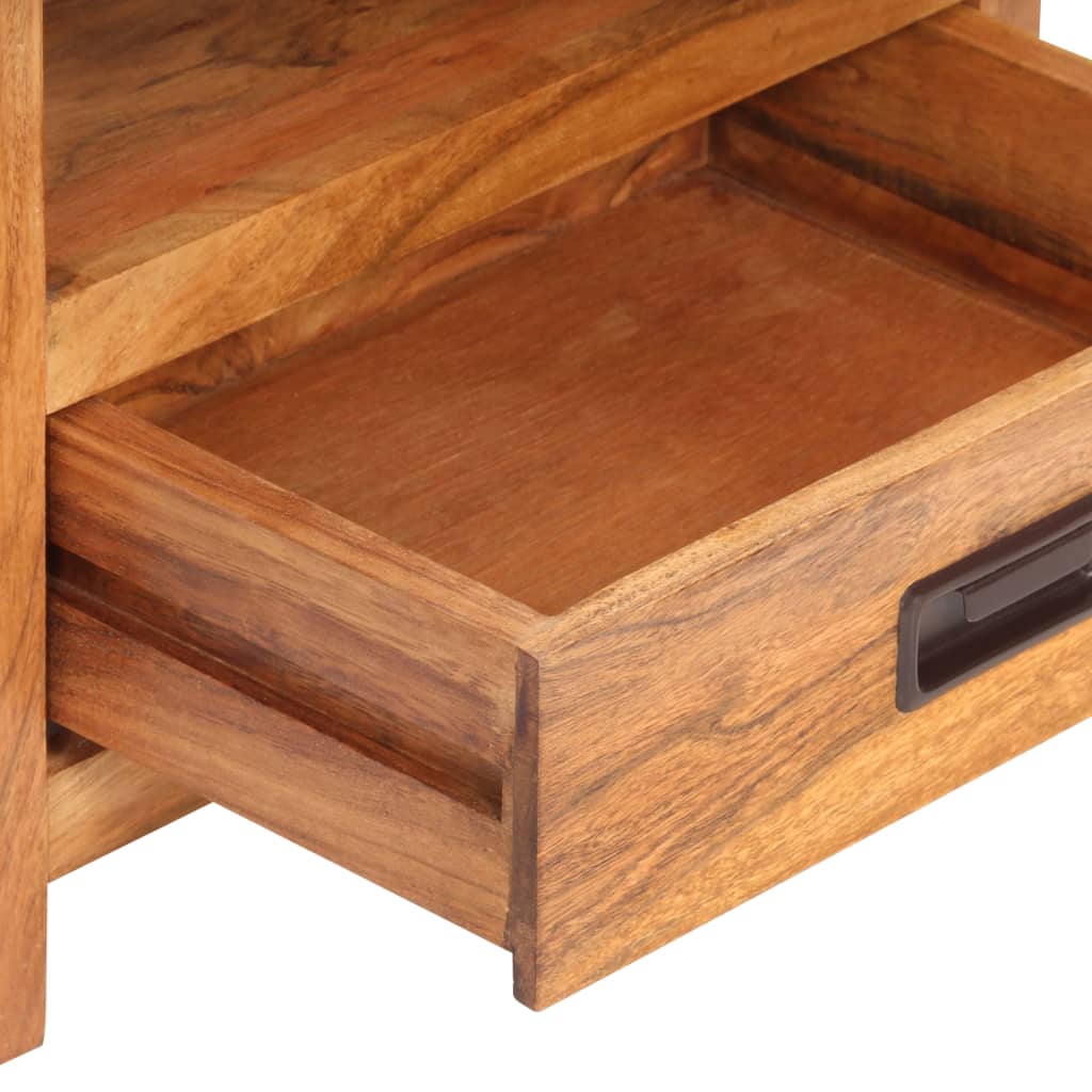 Nachtkastje 40x30x60 cm acaciahout met honingafwerking is nu te koop bij PeponiXL, paradijselijk wonen!