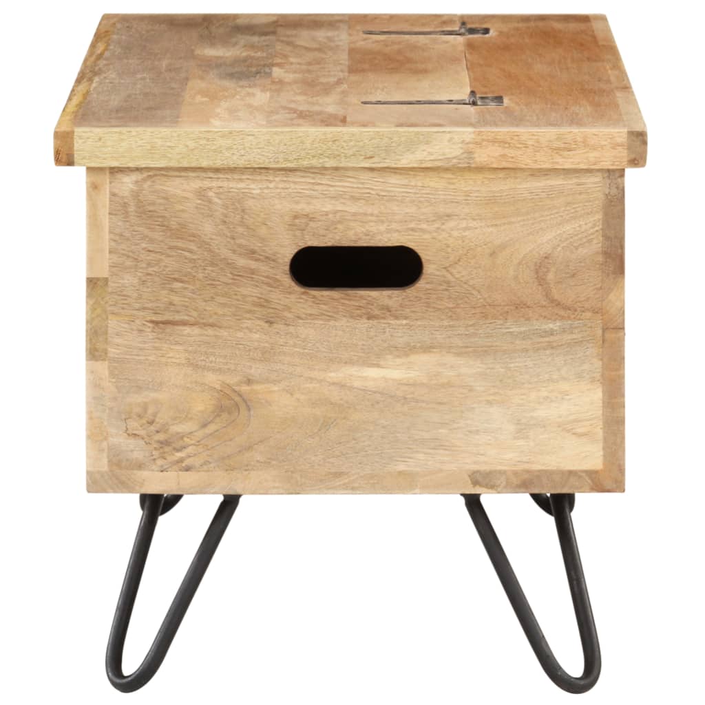 Opbergkist 90x40x45 cm massief mangohout is nu te koop bij PeponiXL, paradijselijk wonen!