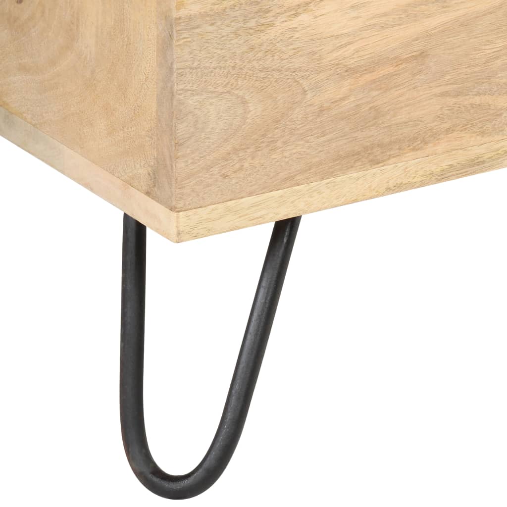 Opbergkist 90x40x45 cm massief mangohout is nu te koop bij PeponiXL, paradijselijk wonen!