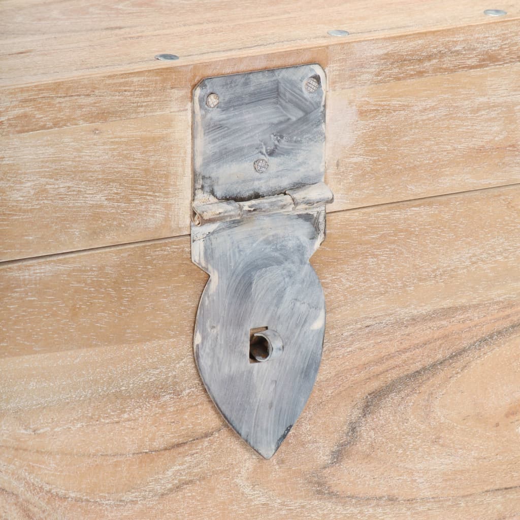 Opbergkist 40x40x40 cm massief acaciahout is nu te koop bij PeponiXL, paradijselijk wonen!