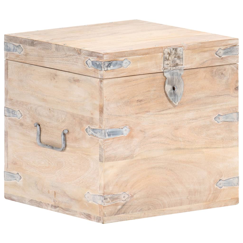 Opbergkist 40x40x40 cm massief acaciahout is nu te koop bij PeponiXL, paradijselijk wonen!
