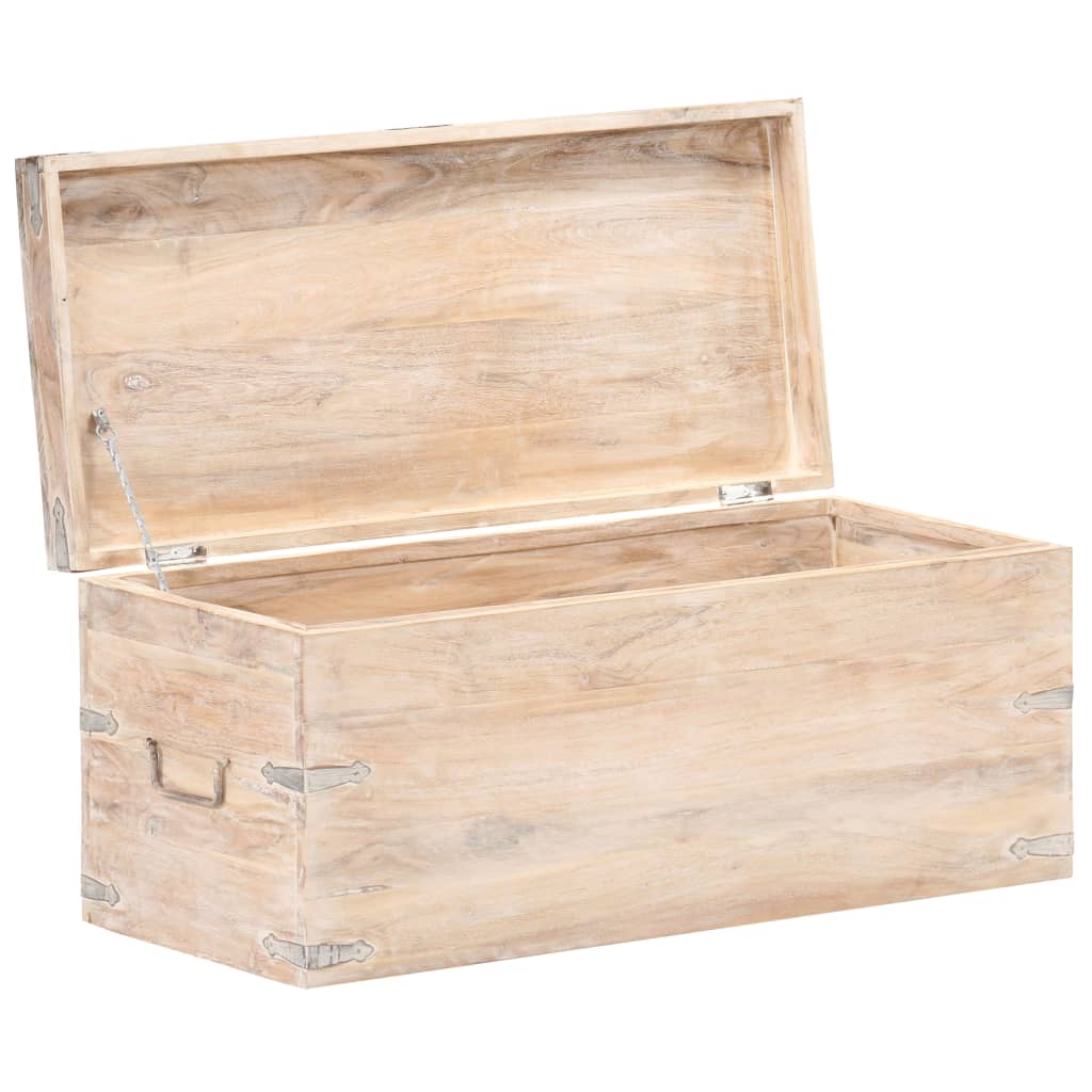 Kist 90x40x40 cm massief acaciahout is nu te koop bij PeponiXL, paradijselijk wonen!