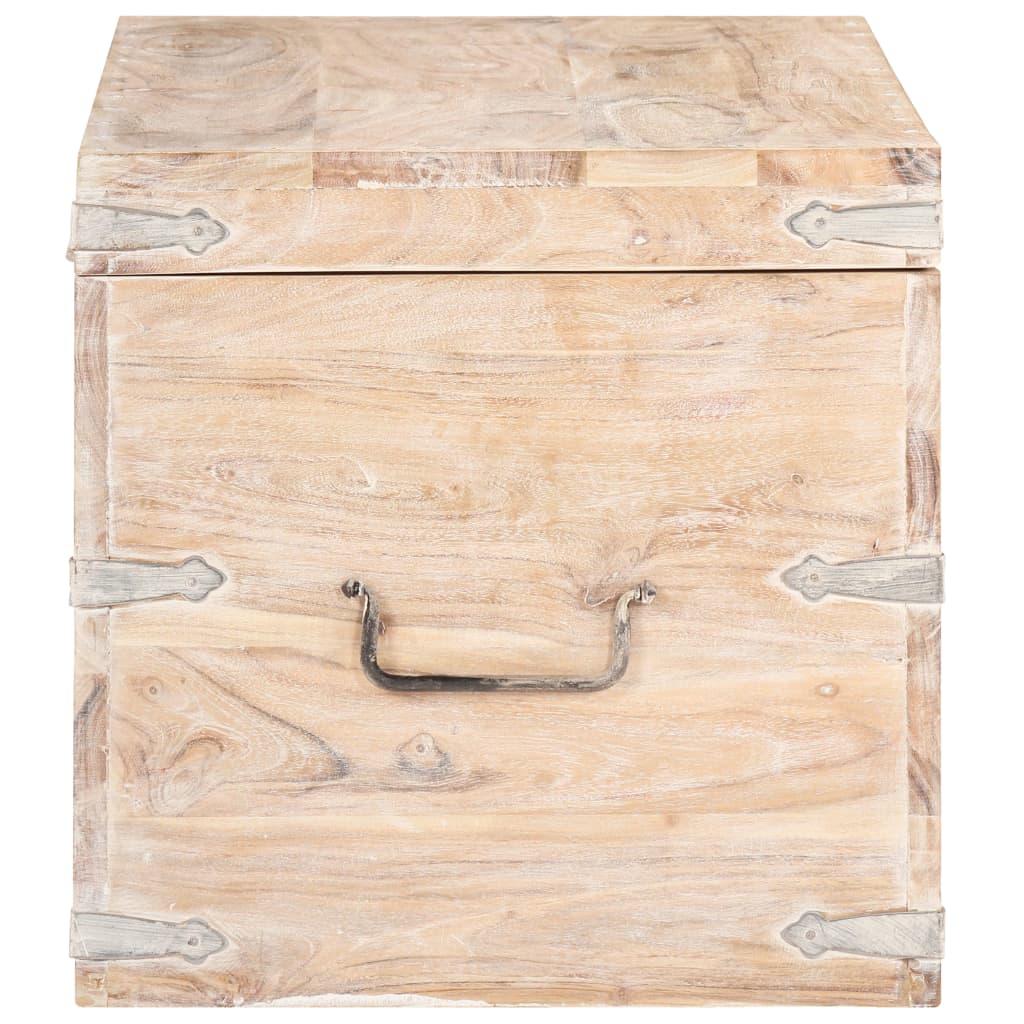 Kist 90x40x40 cm massief acaciahout is nu te koop bij PeponiXL, paradijselijk wonen!
