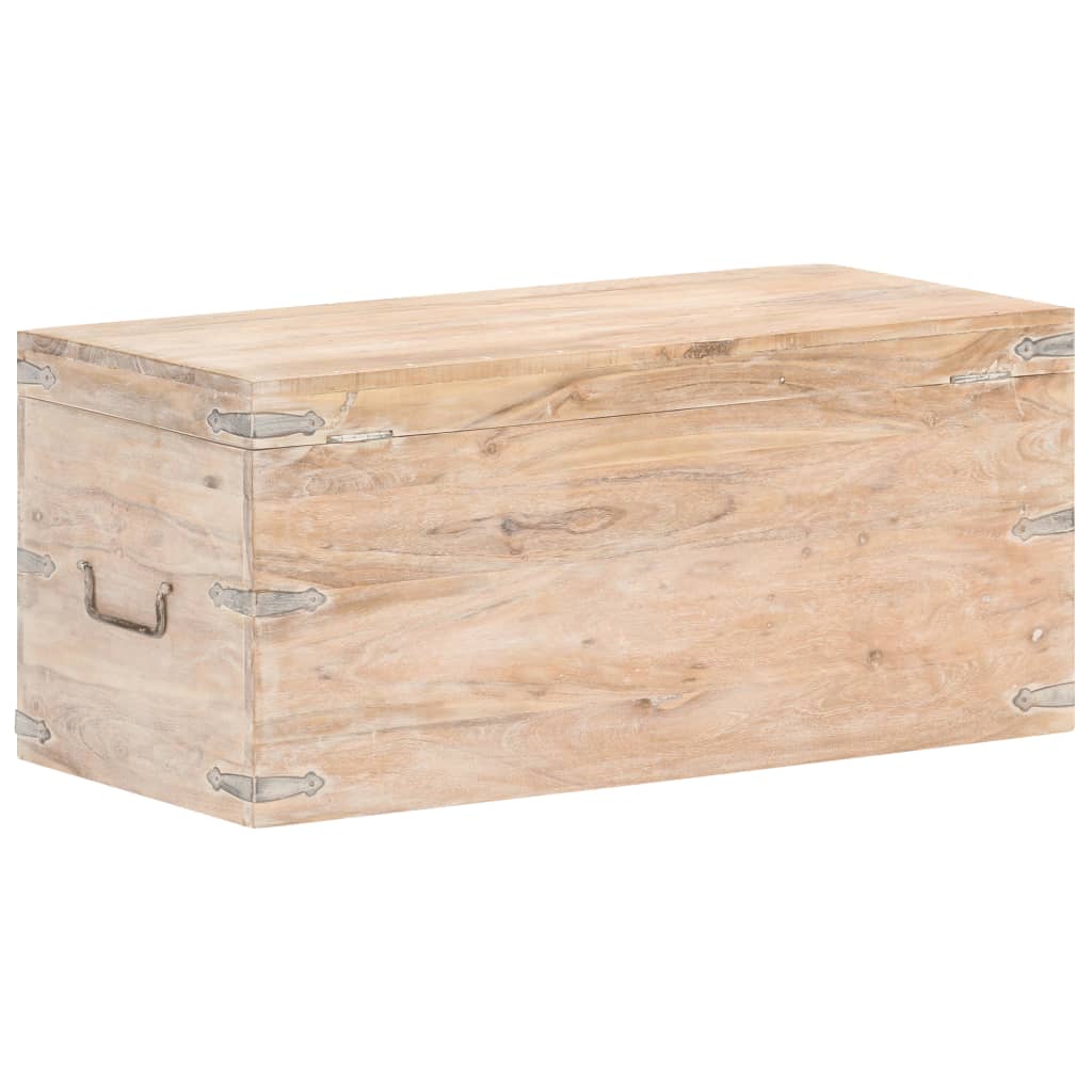 Kist 90x40x40 cm massief acaciahout is nu te koop bij PeponiXL, paradijselijk wonen!