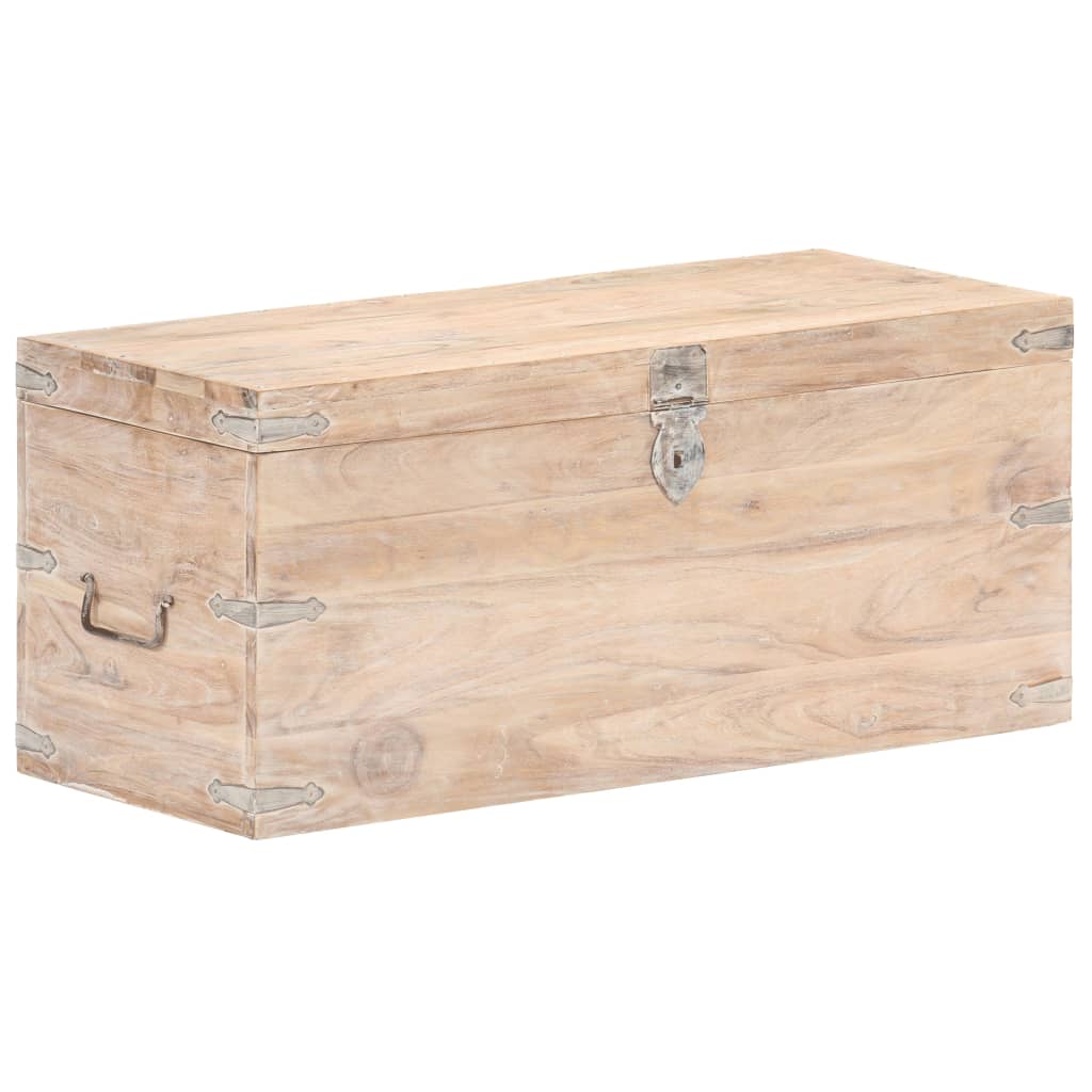 Kist 90x40x40 cm massief acaciahout is nu te koop bij PeponiXL, paradijselijk wonen!