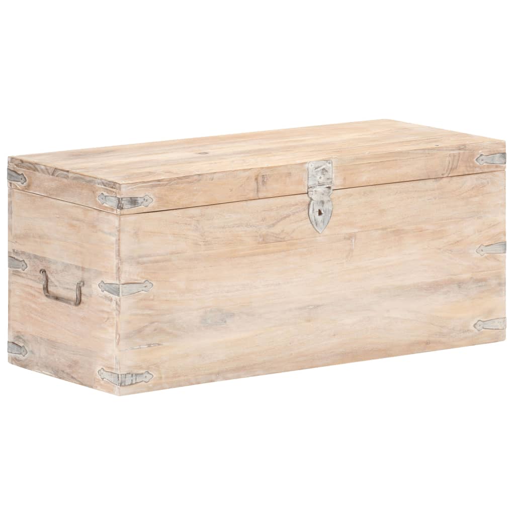 Kist 90x40x40 cm massief acaciahout is nu te koop bij PeponiXL, paradijselijk wonen!