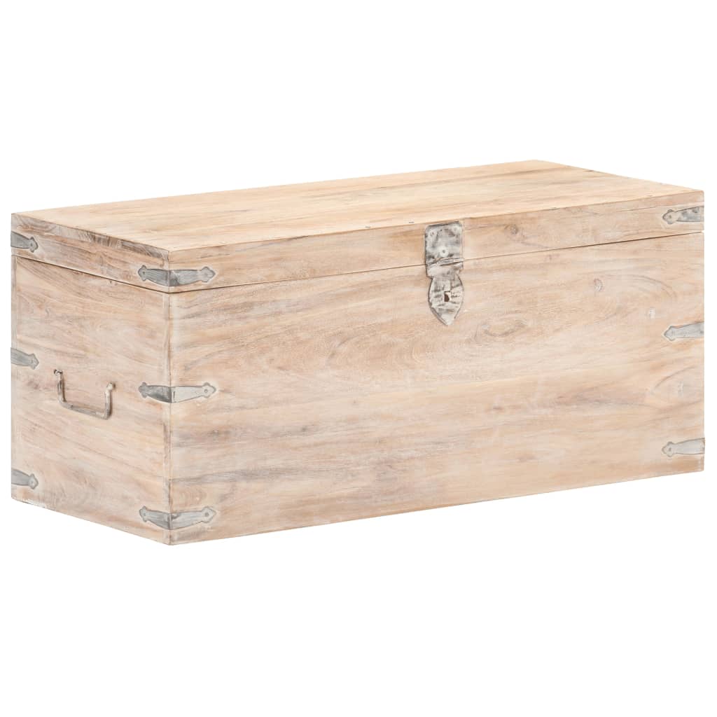Kist 90x40x40 cm massief acaciahout is nu te koop bij PeponiXL, paradijselijk wonen!