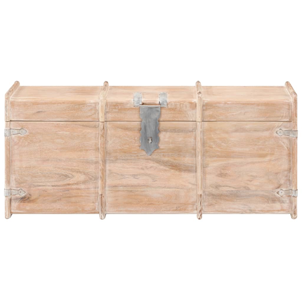 Opbergkist 90x40x40 cm massief acaciahout is nu te koop bij PeponiXL, paradijselijk wonen!