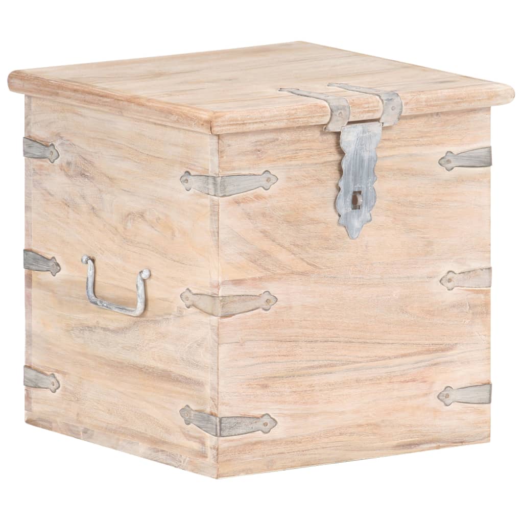 Opbergkist 40x40x40 cm massief acaciahout is nu te koop bij PeponiXL, paradijselijk wonen!