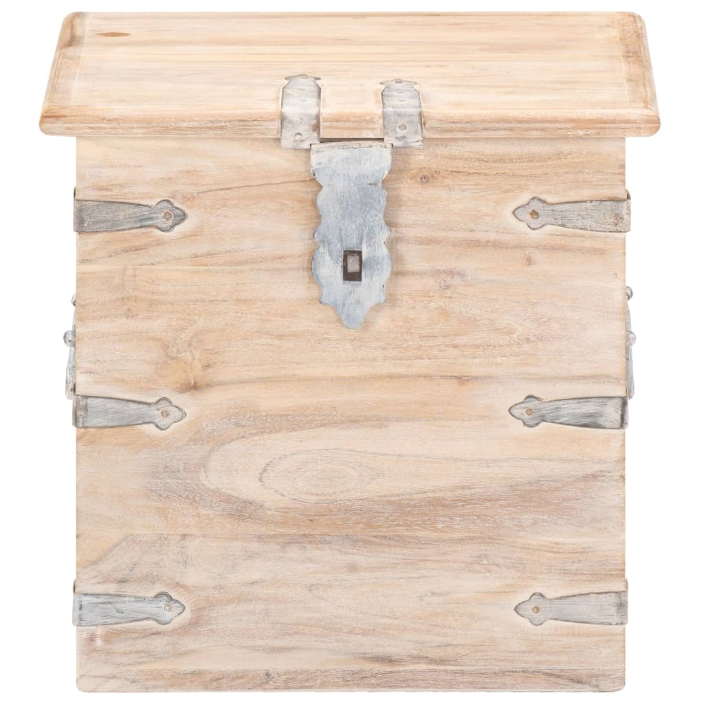 Opbergkist 40x40x40 cm massief acaciahout is nu te koop bij PeponiXL, paradijselijk wonen!