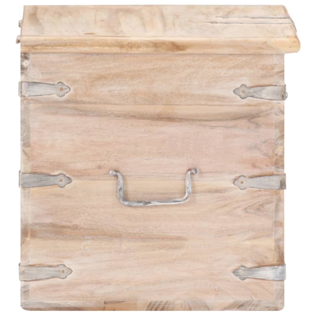 Opbergkist 40x40x40 cm massief acaciahout is nu te koop bij PeponiXL, paradijselijk wonen!